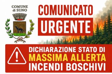 Massima allerta per incendi boschivi